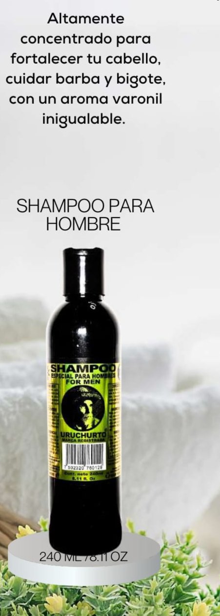 SHAMPOO PARA HOMBRE