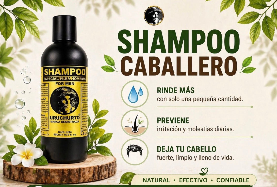 SHAMPOO PARA HOMBRE URUCHHURTO
