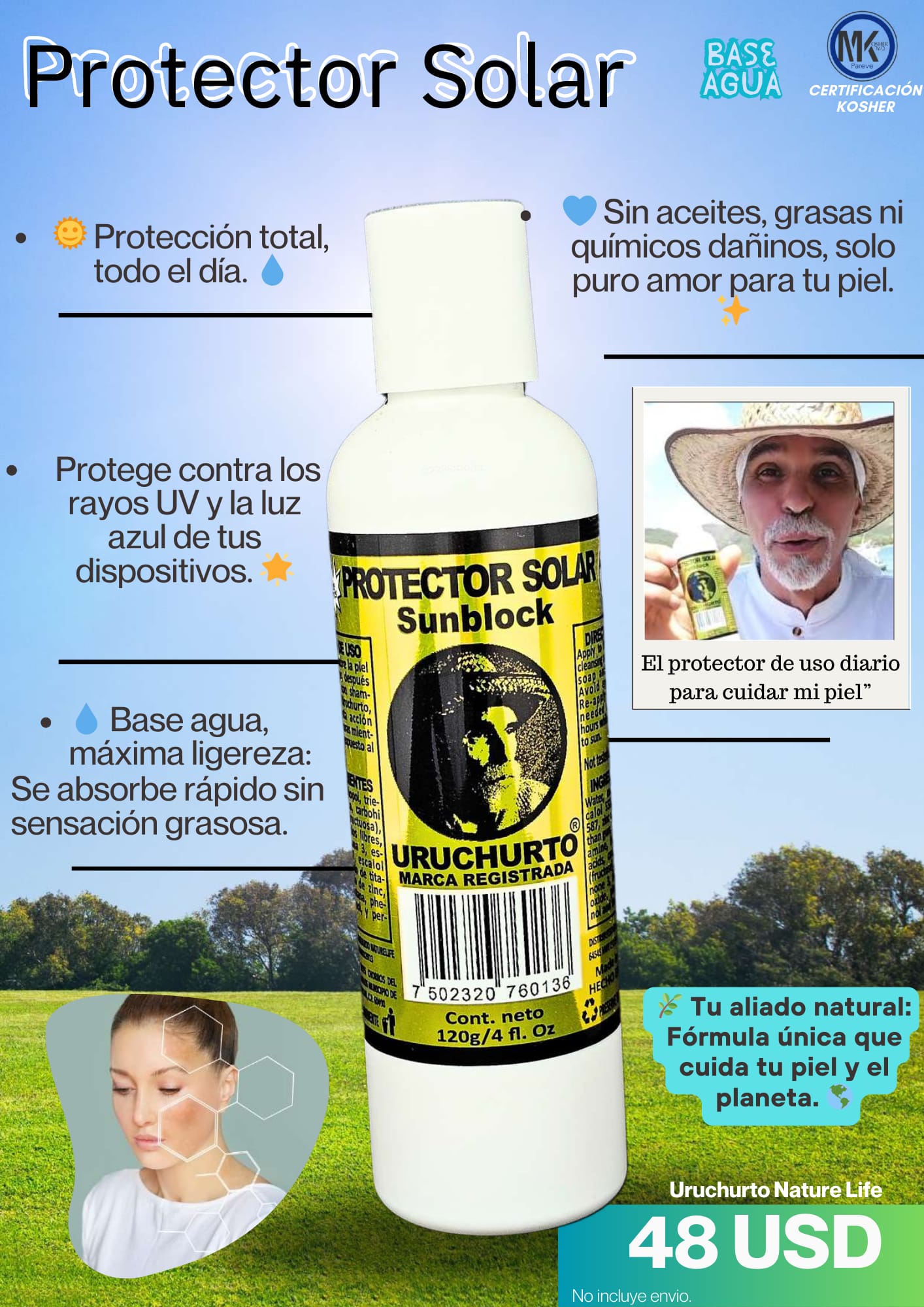 PROTECTOR SOLAR URUCHURTO – PRODUCTOS URUCHURTO ORIGINALES