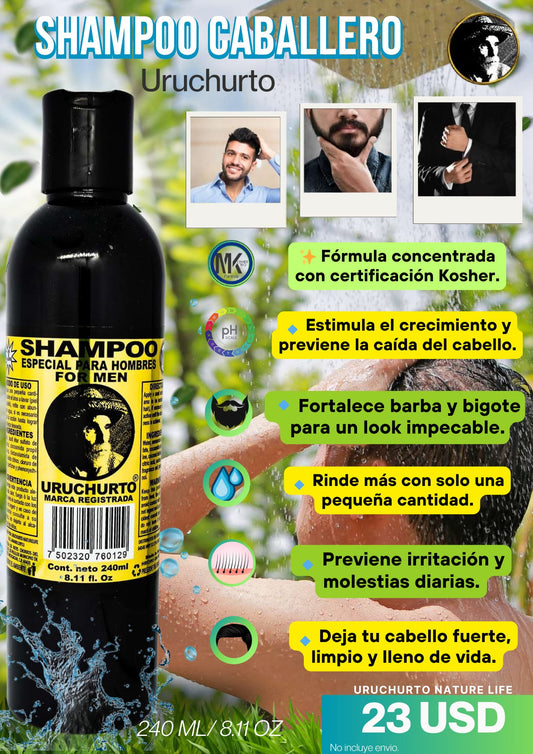SHAMPOO PARA HOMBRE URUCHHURTO