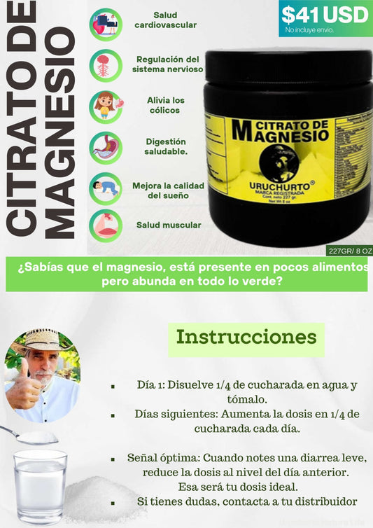 CITRATO DE MAGNECIO URUCHURTO